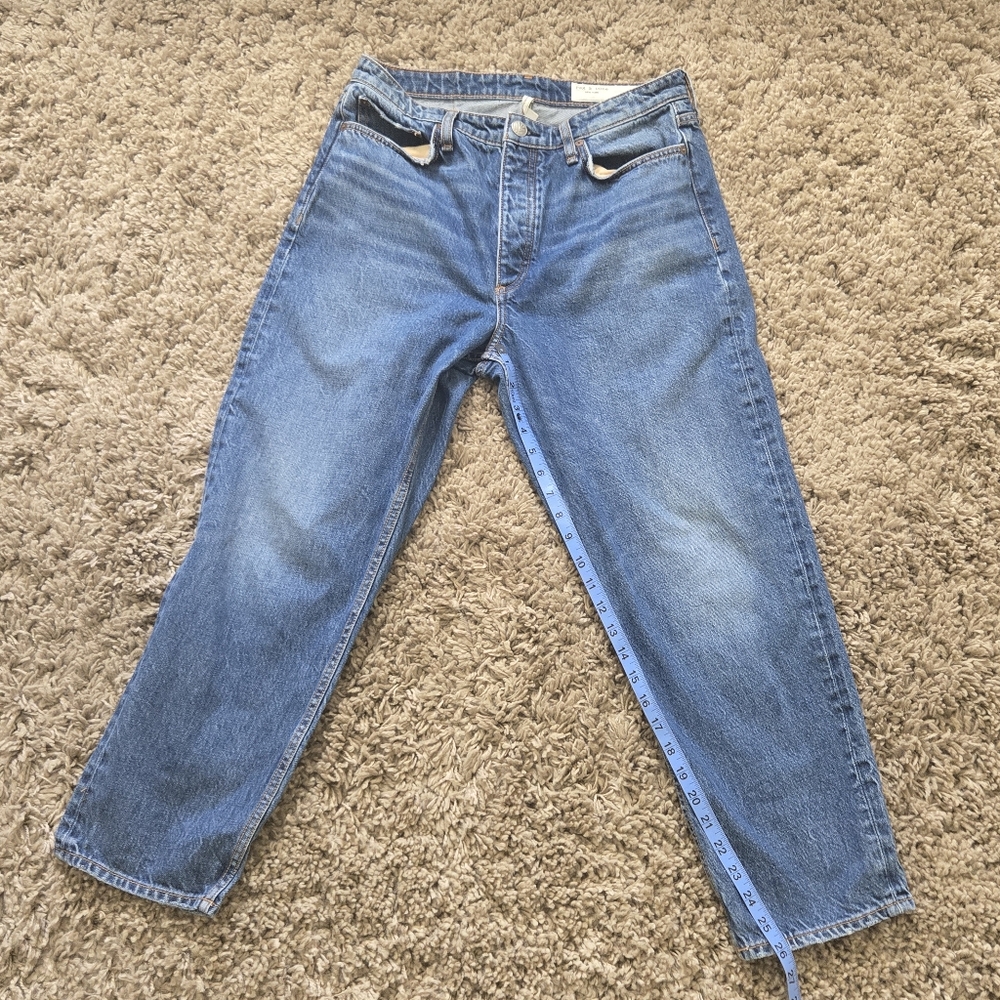 rag & bone Alissa High Rise Barrel Leg Jeans - Picture 11 of 16